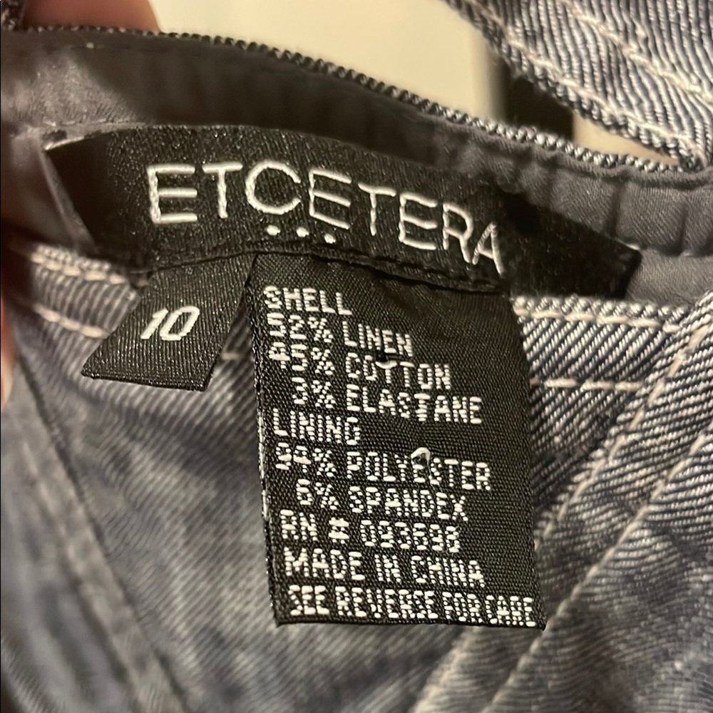 Etcetera Linen Blend Dress - Picture 2 of 6